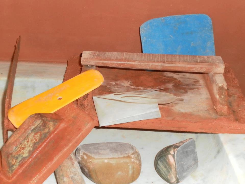 Techniques application de Tadelakt Marocain