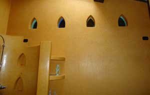 esempio di Tadelakt in una vasca da bagno Marrakesh