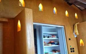 Tadelakt Marocchino in Hammam beldi
