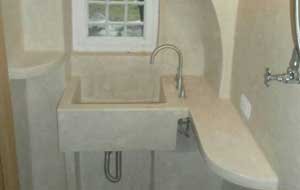 Tadelakt Marocchino in bagno
