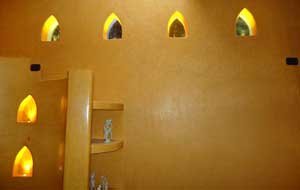 modello tadelakt nel bagno